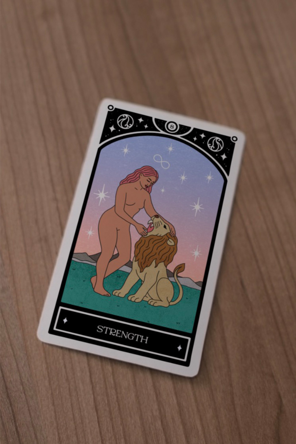 Strength tarot card