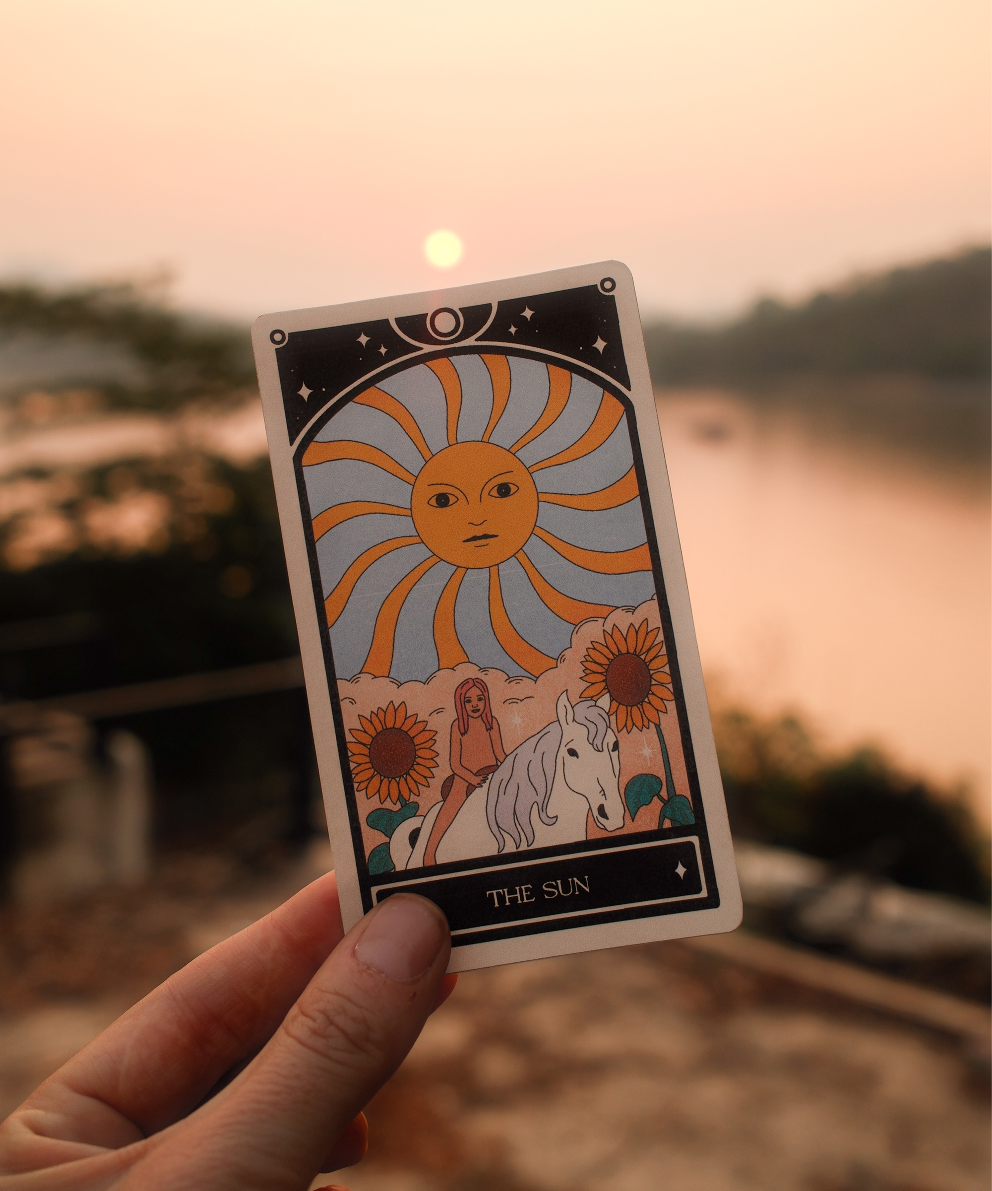The Sun tarot card