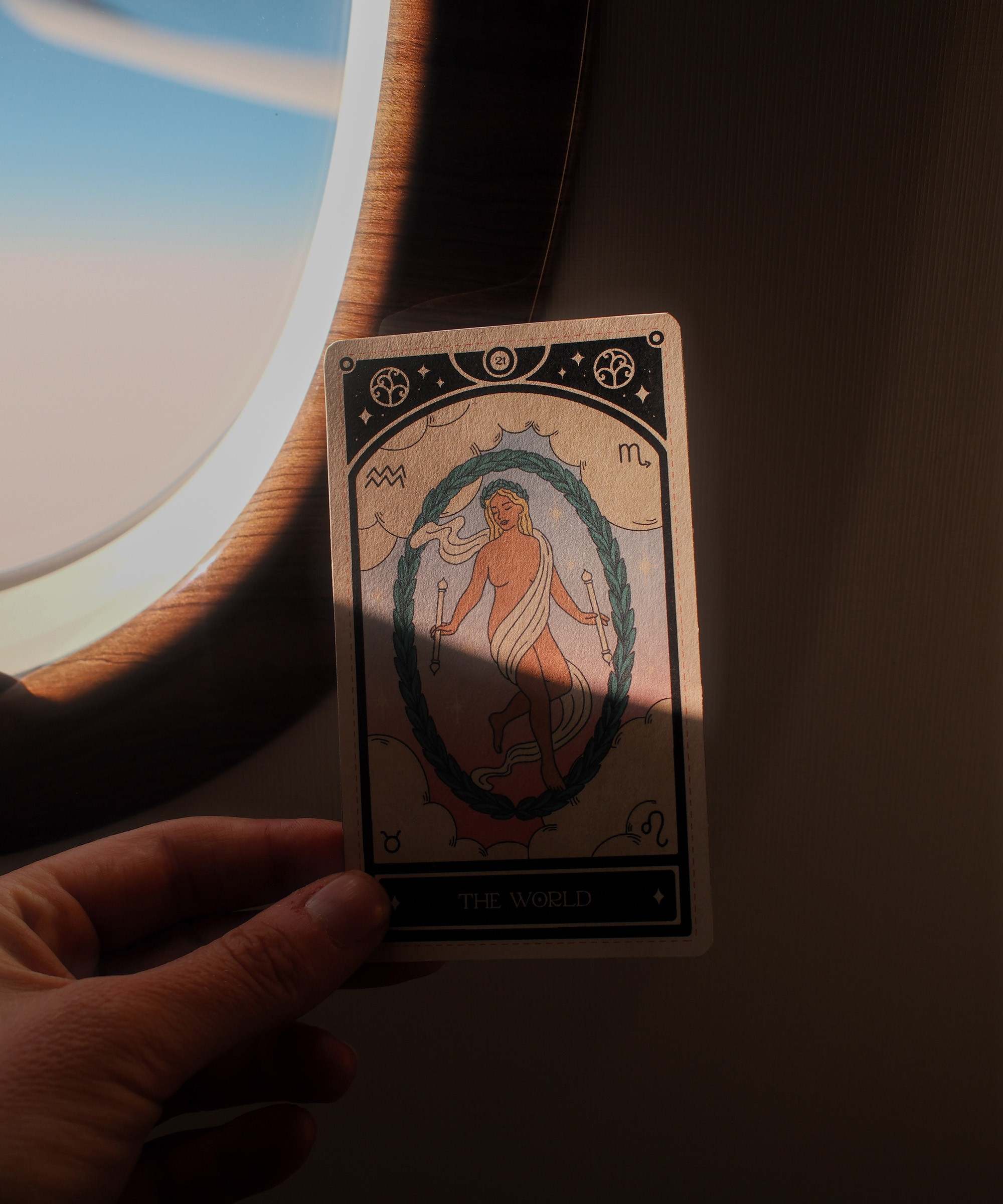 The World tarot card